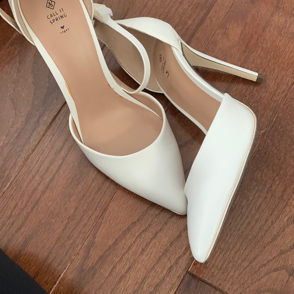 Call It Spring Cream Heels - Picture 2 of 5